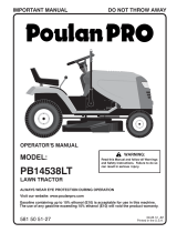 Poulan PO15538LT User manual