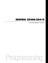 Sentrol ZX400 Programming Manual