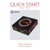 Geneko GWG-30 Quick start guide