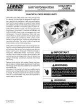 Lennox CHP20-060 User manual