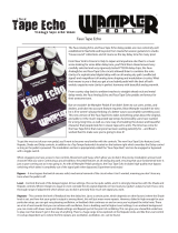 Wampler Faux Tape Echo User manual