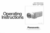 Panasonic WV-CP120 User manual