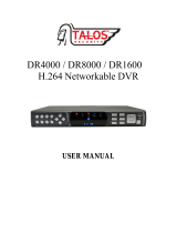 Talos Security DR4000 User manual