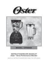 Oster OPB9000 Versa Owner's manual