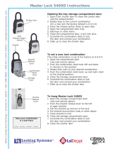 Master Lock 5400D Owner's manual