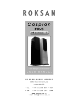 Roksan Audio Caspian User manual