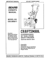 Craftsman 536886811 Owner's manual
