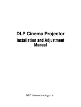 Digital Projection Digital Cinema Installation And Adjustment Manual