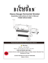 BIGHORN SRCG16003 Assembly Instructions & User Manual