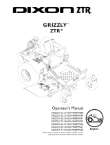 Dixon ZTR GRIZZLY 72 User manual