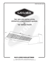 GAYLORD XG SERIES Operation & Maintenance Manual