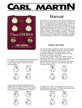 Carl Martin Classic Chorus User manual
