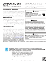 GOODMAN SXC160241 Series Installation & Service Reference