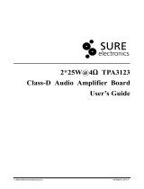 Sure Electronics TPA3123 User manual
