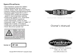 Effectrode Delta-Trem Owner's manual
