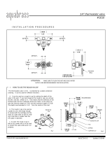 aquabrass 1010 Installation Procedures