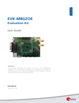 Ublox EVK-M8GZOE User manual