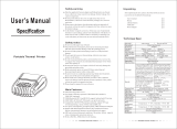 GPRINTER BABY380 User manual