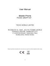 TECNO MOBILE A7 User manual