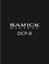 Samick DCP-8 User manual