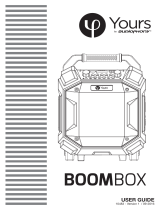 YOURS Boombox User manual