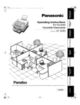 Panasonic UF-6200 User manual