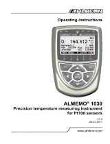 Ahlborn ALMEMO 1030 Operating Instructions Manual