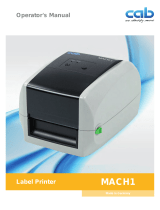 CAB MACH1/MACH2 User manual