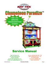 Bay Tek Games Chameleon Paradize User manual