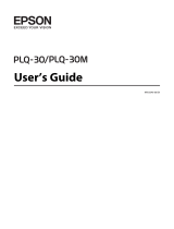 Epson PLQ-30 Owner's manual