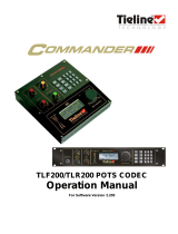 Tieline Commander TLF200 Operating instructions