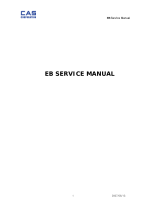 CAS EB Series User manual