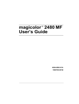 Konica Minolta Magicolor 2480 MF User manual