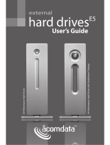 Acomdata E5 External Hard Drives User manual