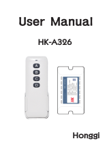 Honggi HK-A326 Remote Controller Using 315 MHz Frequency User manual