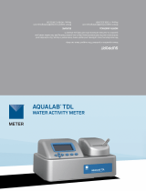 METER AQUALAB TDL Water Activity Meter User guide