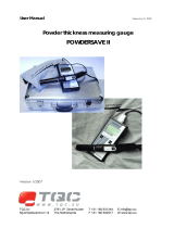 TQC POWDERSAVE II User manual