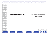 Marantz SR7011 Owner's manual