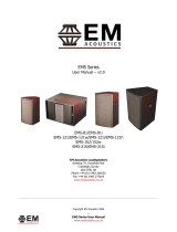 EM Acoustics EMS Series User manual