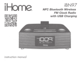 iHome iBN97 User manual