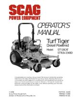 Scag Power Equipment STT61V-25KBD User manual