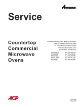 Amana Commercial Microwave Oven Operating instructions