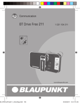 Blaupunkt BT DRIVE FREE 211 Owner's manual