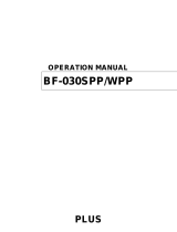 HP (Hewlett-Packard) BF-030SPP User manual