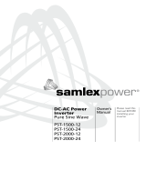 SamplexPower DC-3500-KIT Owner's manual