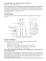 DAVIS Anemometer Transmitter Kit for Vantage Pro2 Installation guide