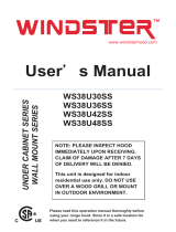 Windster WS-38U36SS User manual