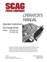 Scag Power Equipment STT-OCDC-52V User manual