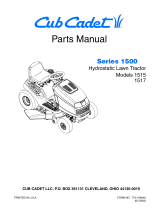 Cub Cadet 1517 User manual