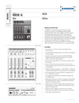 Samson MDR6 User manual